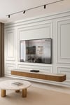 (TV-32) TV Arkası Duvar Kağıdı Tek Parça 3D Çita Mermer Görünümlü Salon Ofis Duvar Posteri