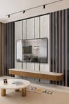 (TV-82) TV Arkası Duvar Kağıdı Tek Parça 3D Çita Mermer Görünümlü Salon Ofis Duvar Posteri