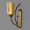 Avonni, 3D-1660-1E Gold Metal Aplik