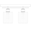 Avonni, 3D-1795-4BSY/ESKİTME Kristal Plafonyer Avize
