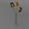 Avonni, 3D-2506-42 3'lü Gold Tasarım Lambader