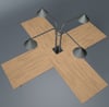 Avonni, 3D-2506-98 4 Başlıklı Lambader