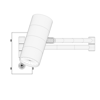 Avonni, 3D-2507-12 Siyah Modern Aplik