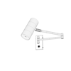 Avonni, 3D-2507-12 Siyah Modern Aplik
