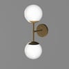 Avonni, 3D-2507-22 2 Ampullü Modern Aplik