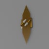 Avonni, 3D-62175-01 Gold Detaylı Dekoratif Aplik