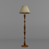 Avonni, 3D-9046-1B Ahşap Gövdeli Lambader