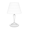 Avonni, 3D-9046-1E Ahşap Gövdeli Klasik Masa Lambası