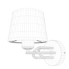 Avonni, 3D-9134-1E Siyah Şapkalı Yatak Başı Apliği