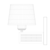 Avonni, 3D-9136-1E Gold Gövdeli Modern Aplik