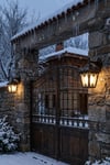 Avonni, 68181 Ailesi Siyah Bahçe Aplik