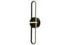 Siyah Boyalı Aplik AVONNİ AP-1829-2BSY
