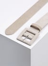 Two-Tone Suede Women's Belt