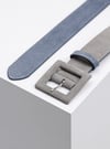 Two-Tone Suede Women's Belt