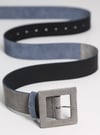 Two-Tone Suede Women's Belt