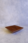 2 Li Ligna Melamin Ahşap Rölyefli 18x18 Cm Salata Tabağı, Sunum Tabağı, Çerez Tabağı, Sunumluk, Kase