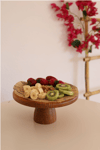 5li 2 Katlı Kek Standı, 25 Cm Pastalık, 25 Cm Risus, 17x25 Risus,25x25 Piramit Ahşap Çeyiz Seti