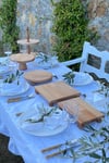 5Li Kayın Masif 2Katlı Kek Standı,25Cm Pastalık,25Cm Risus,17x25 Risus,25x25 Risus Ahşap Çeyiz Seti