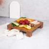 Justwood Ahşap Kahvaltılık Sunum Servis Tabağı Çeyiz Seti