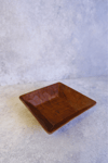 Ligna Melamin Ahşap Rölyefli 18x18 Cm Salata Tabağı, Sunum Tabağı, Çerez Tabağı, Sunumluk, Kase