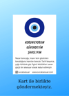 Hediyelik Marin Serisi Nazar Boncuklu Nazar Boncuklu Denizyıldızı  Anahtarlık - Mavi 