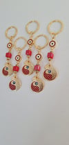 Yeni Yıl Hediyesi Nazar Boncuklu Bolluk Bereket Nar Anahtarlık 10 cm - Yılbaşı Hediyesi