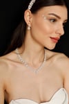 Amber Model Zirkon Kolye Seti