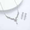 Grey Model Gold Zirkon Kolye Seti