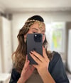 Henna Model Gold Alınlık ve Küpesi 