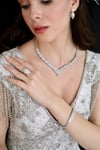 Maria Model Zirkon Kolye Seti