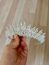 Mini Diana Model Zirkon Taşlı Gelin Tacı