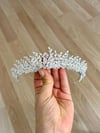Mini Mısra Model Zirkon Taşlı Gelin Tacı
