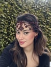 Nare Model Bordo Alınlık ve Küpesi