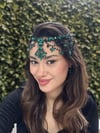 Nare Model Yeşil Alınlık ve Küpesi
