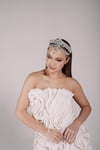 Parisa Model Tac ve Küpesi