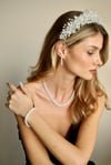 Yuvarlak İnci Nadia Model Kolye Seti