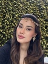 Ziba Model Gold Alınlık ve Küpesi