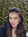 Ziba Model Gold Alınlık ve Küpesi