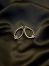 Zirkon Taşlı Oval Model Küpe