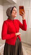 Dalgalı Triko Kazak