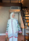GC-BEYAZ ÇİÇEKLİ TAKIM