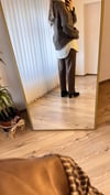 MODAL GÖMLEK DETAYLI KAHVE TAKIM
