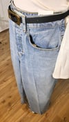 Wide Leg Mavi Denim Pantolon
