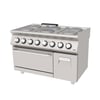 Atalay Seri 730 AEK-1273 D Elektrikli Kuzine | 6x Ø220 Plate + Fırın | GN 2/1 | 380-415 V | Dolaplı