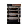 Moretti Forni S100EI-222216-P – Icon Serisi | 2x22 cm + 1x16 cm Taş Tabanlı, Buharlı, Mayalandırmalı