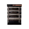 Moretti Forni S100EI-222222-P – Icon Serisi | 3x22 cm Taş Tabanlı, Buharlı, Mayalandırmalı