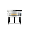 Moretti Forni S105ES-150000-S – Steel Serisi | 1x15 cm Taş Tabanlı Elektrikli Katlı Pizza Fırını (Alt Standlı)