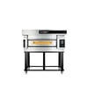 Moretti Forni S105ES-151515-S – Steel Serisi | 3x15 cm Taş Tabanlı Elektrikli Katlı Pizza Fırını (Alt Standlı)