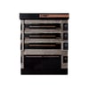 Moretti Forni S120EI-221600-P – Icon Serisi | 1x22 cm + 1x16 cm Taş Tabanlı Katlı Fırın (Buharlı, Mayalandırmalı)