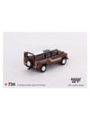 Genel Markalar 164 Land Rover Defender 110 1985 County Station Wagon Russet Brown Diecast Model Araba
